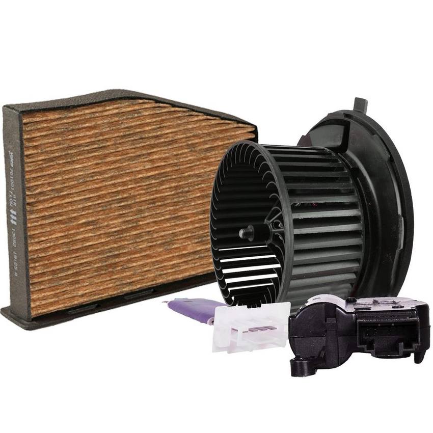 VW HVAC Blower Motor Kit 5Q0907511H Valeo 4014708KIT Valeo 4014708KIT